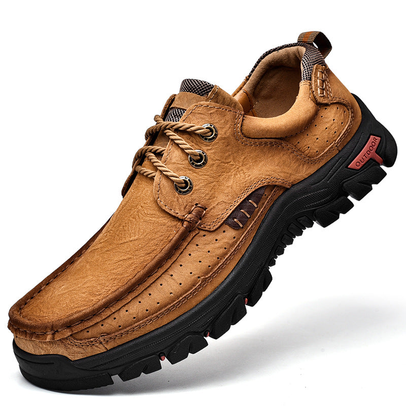 Ridgeborneo DesertRover Leather Lace-Up Walking Shoes