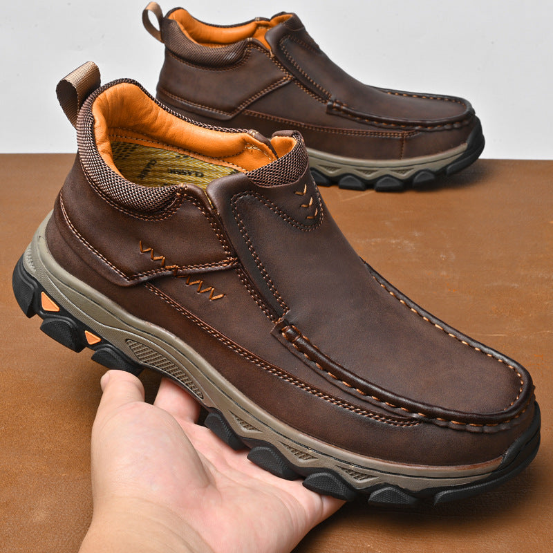 Ridgeborneo Rockvale Moc Leather Slip-On