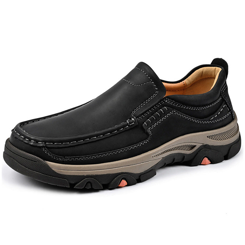 Ridgeborneo TimberCross Leather Slip-On