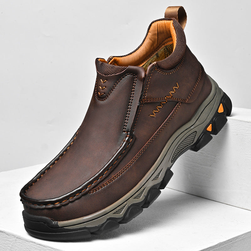 Ridgeborneo Rockvale Moc Leather Slip-On