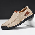Ridgeborneo® Hand-Stitched Slip-On Walking Shoes