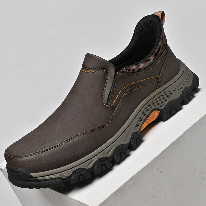 Ridgeborneo Waymark Terrain Leather Slip-On