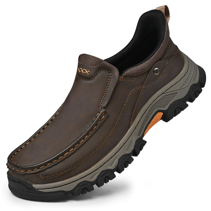 Ridgeborneo Northwood Grip Leather Slip-On