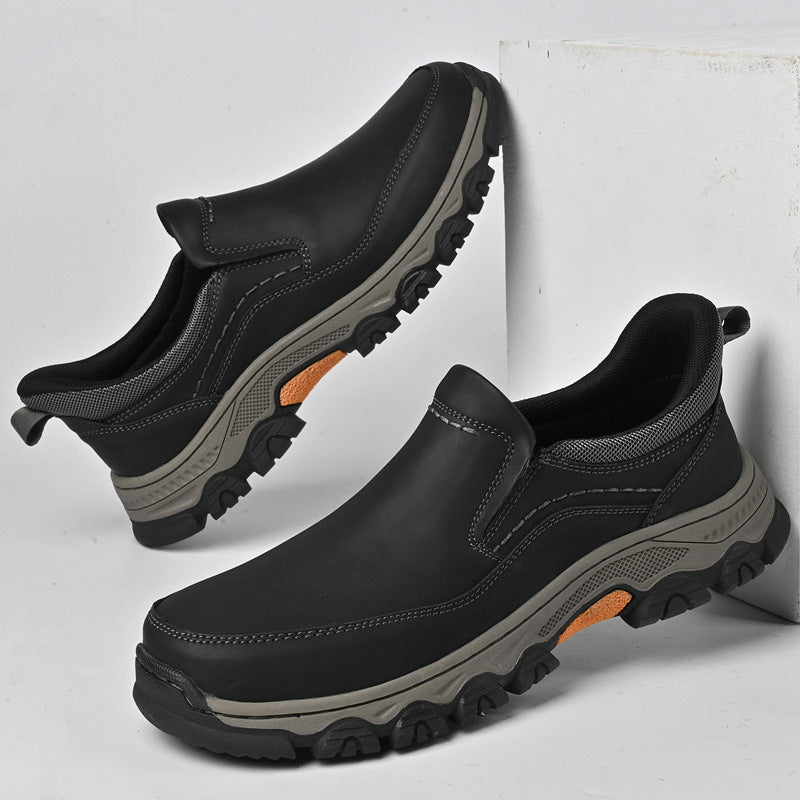 Ridgeborneo Waymark Terrain Leather Slip-On