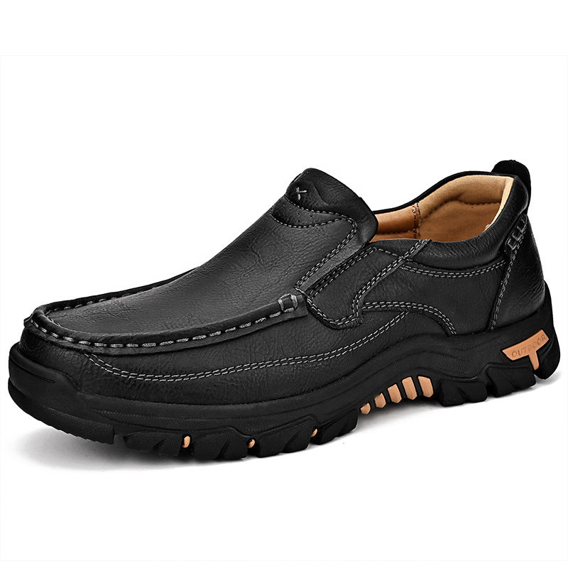 Ridgeborneo DuneWalker Leather Trail Comfort Shoes