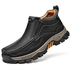 Usacobbler CanyonStride Rugged Leather Slip-On