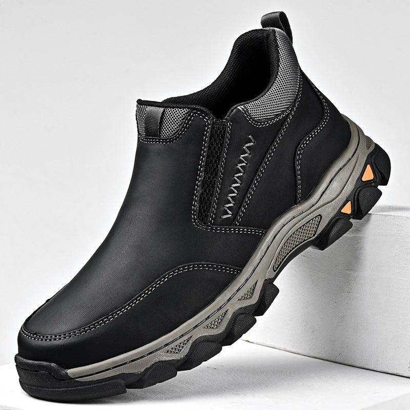 Ridgeborneo Moorland Flex Leather Slip-On