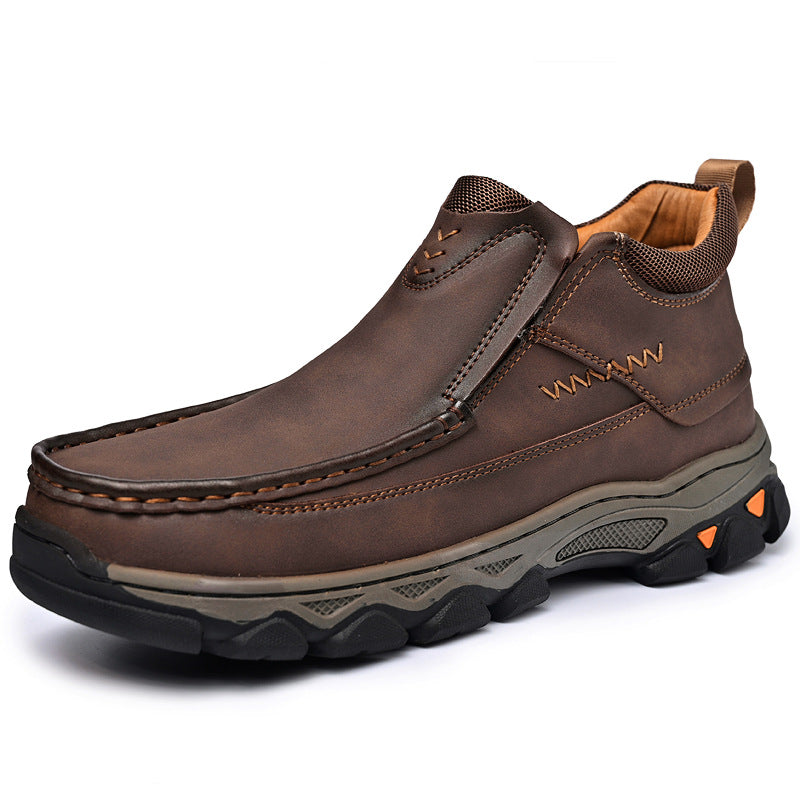 Ridgeborneo Rockvale Moc Leather Slip-On