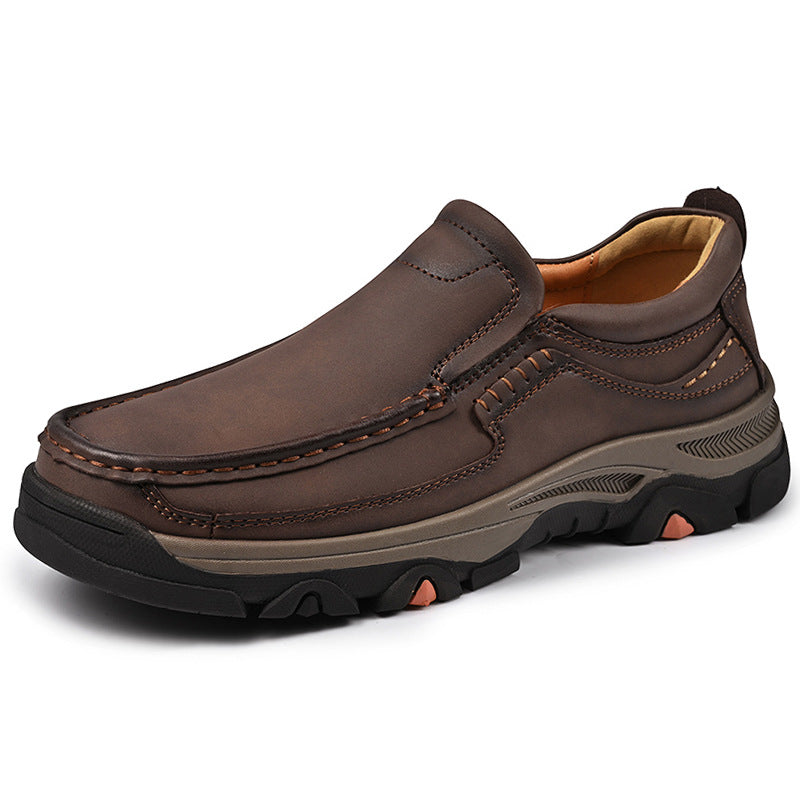 Ridgeborneo TimberCross Leather Slip-On