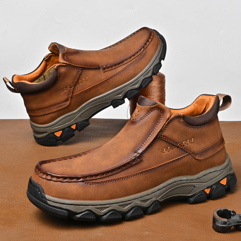Ridgeborneo Rockvale Moc Leather Slip-On