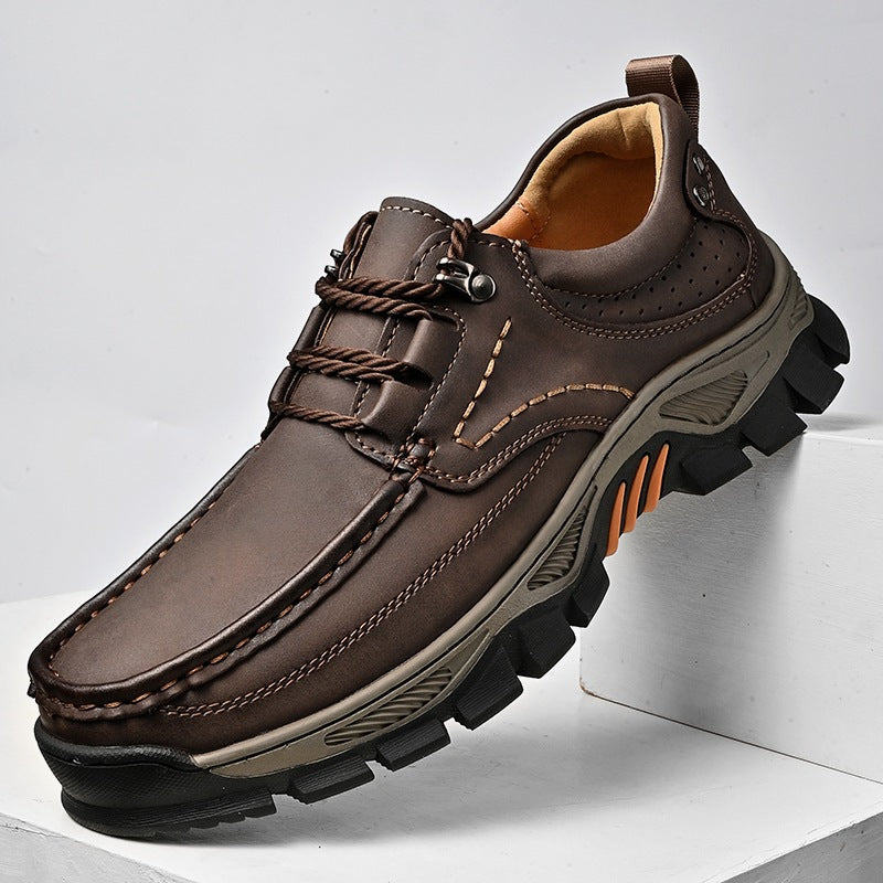 Ridgeborneo Hawthorne Trek Leather Lace-Up