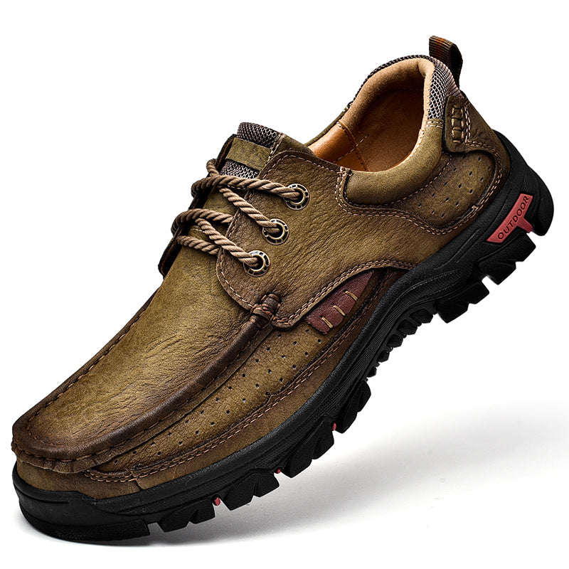 Ridgeborneo DesertRover Leather Lace-Up Walking Shoes