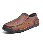 Ridgeborneo® Hand-Stitched Slip-On Walking Shoes