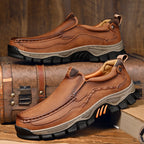 Usacobbler TerraGrip Moc Toe Leather Walking Shoes