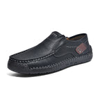 Ridgeborneo® Hand-Stitched Slip-On Walking Shoes