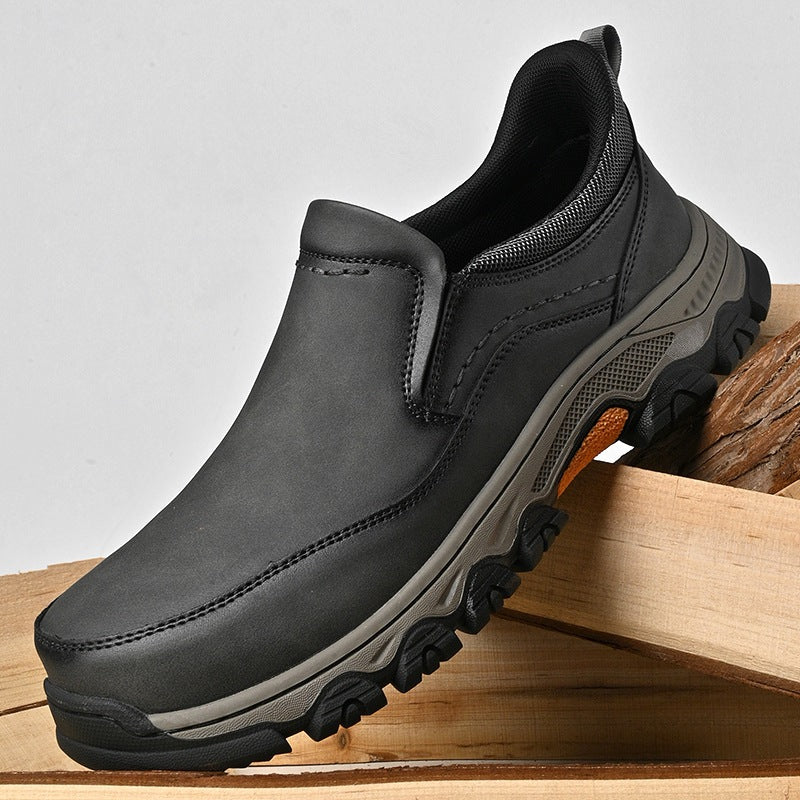 Ridgeborneo Waymark Terrain Leather Slip-On