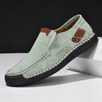 Ridgeborneo® Hand-Stitched Slip-On Walking Shoes