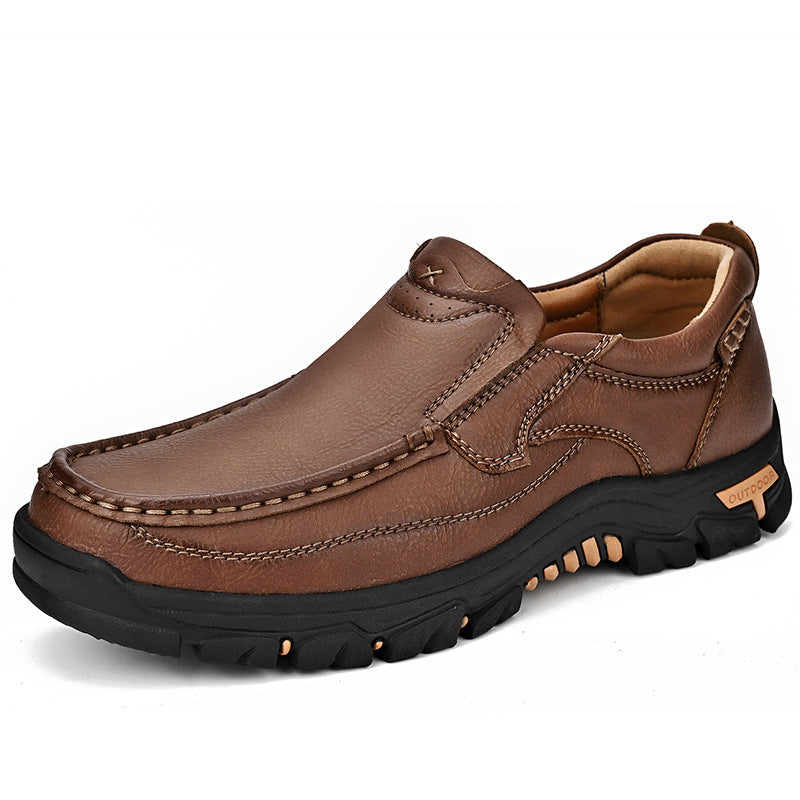Ridgeborneo DuneWalker Leather Trail Comfort Shoes