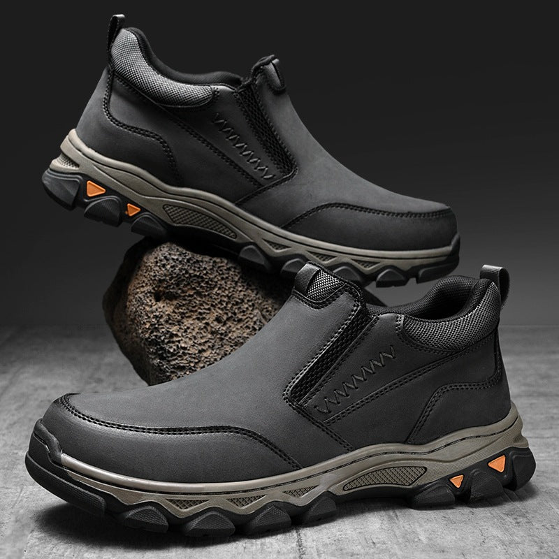 Ridgeborneo Moorland Flex Leather Slip-On