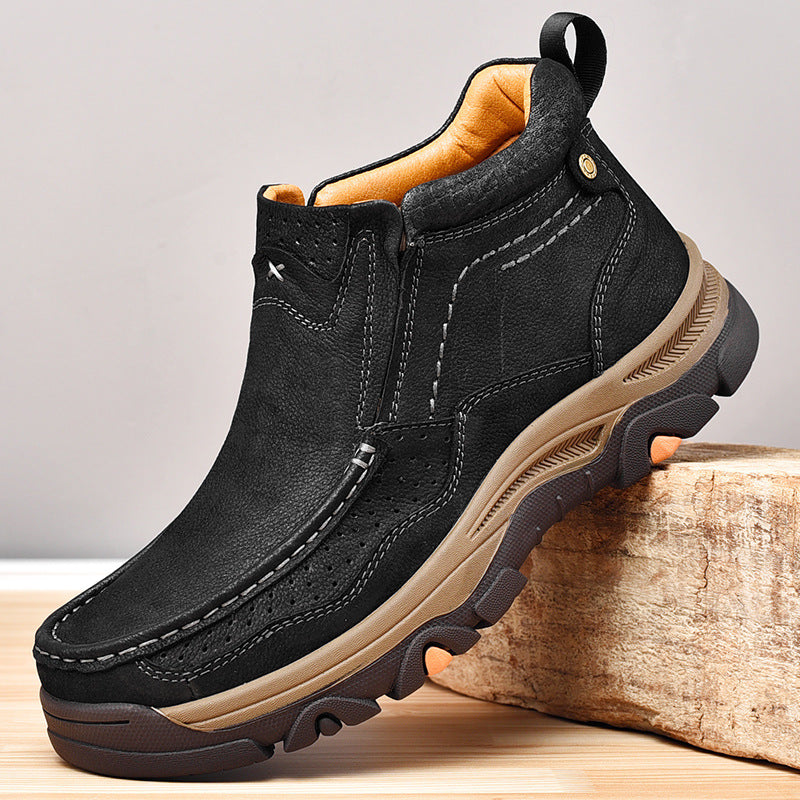 Ridgeborneo Buckland Trail Leather Slip-On
