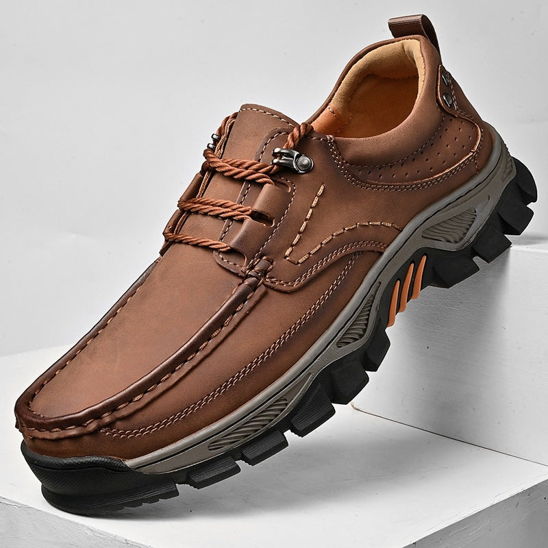 Ridgeborneo Hawthorne Trek Leather Lace-Up