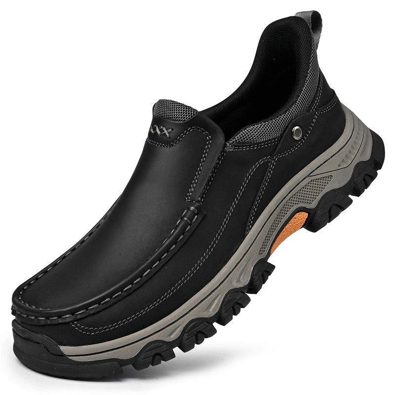 Ridgeborneo Northwood Grip Leather Slip-On