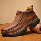 Usacobbler CanyonStride Rugged Leather Slip-On
