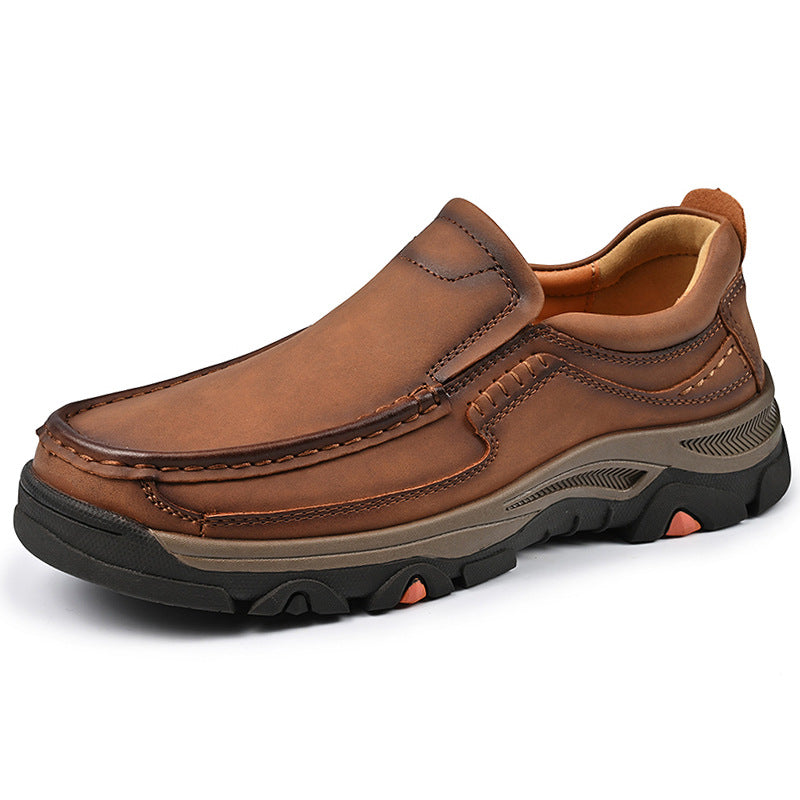 Ridgeborneo TimberCross Leather Slip-On