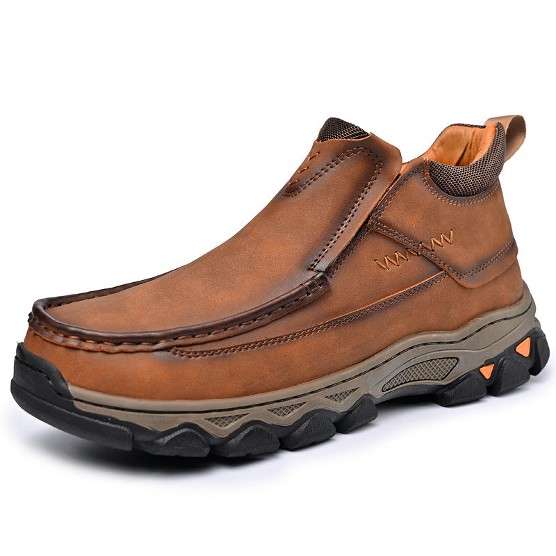 Ridgeborneo Rockvale Moc Leather Slip-On