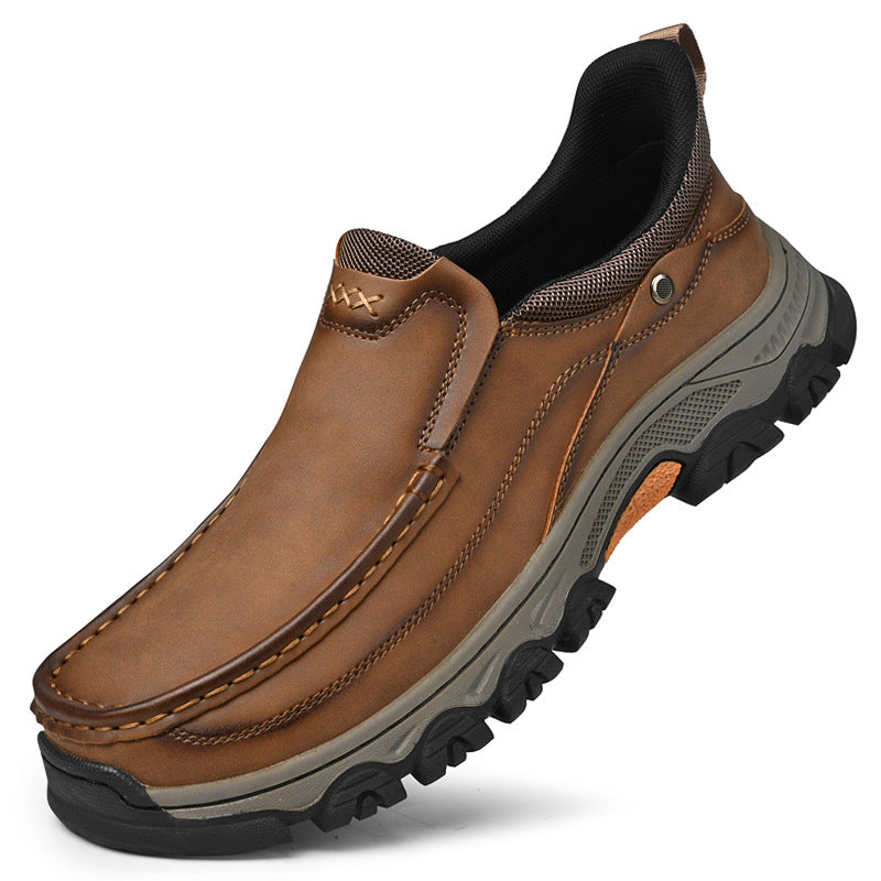 Ridgeborneo Northwood Grip Leather Slip-On