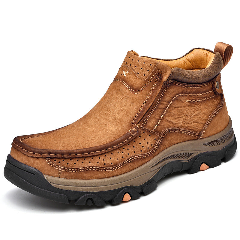 Ridgeborneo Buckland Trail Leather Slip-On